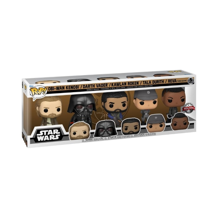 Funko Pop! - 5PK Stjärnornas krig - Obi-Wan Kenobi (65089) i gruppen LEKSAKER, BARN- & BABYPRODUKTER / Leksaker / Figurer & Miniatyrer hos TP E-commerce Nordic AB (C82719)