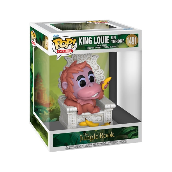 Funko Pop! - Deluxe Djungelboken - Kung Louie på tronen (80785) i gruppen LEKSAKER, BARN- & BABYPRODUKTER / Leksaker / Figurer & Miniatyrer hos TP E-commerce Nordic AB (C82722)