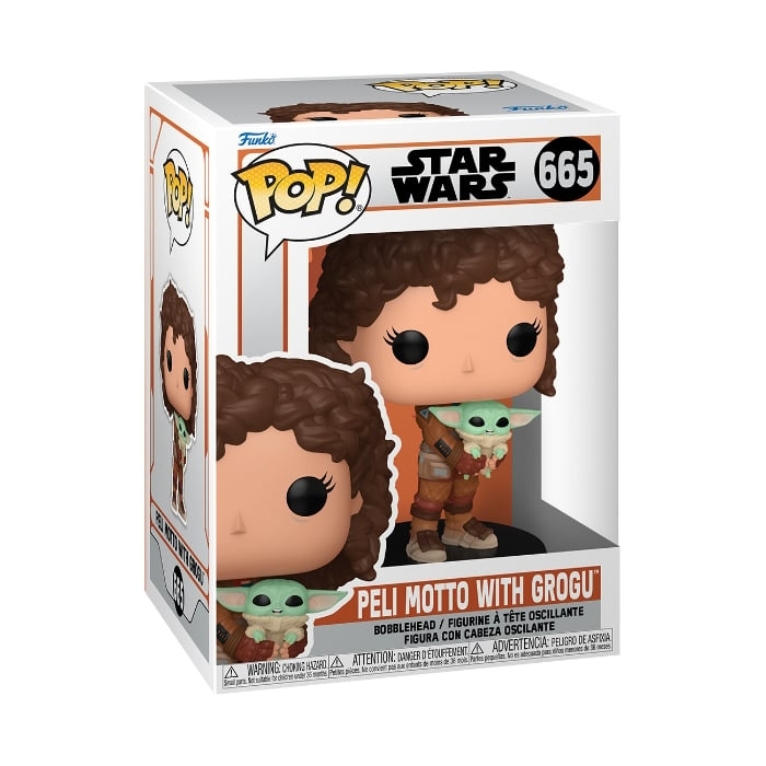 Funko Pop! - Vinyl Mandalorian - Peli Motto Med/Grogu (76552) i gruppen LEKSAKER, BARN- & BABYPRODUKTER / Leksaker / Figurer & Miniatyrer hos TP E-commerce Nordic AB (C82733)