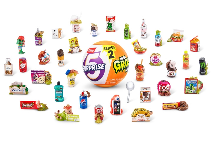 5 Surprises 5 ÖVERRASKNINGAR - MEGA GROSS MINIS - SERIE 2 - (77567GQ2) i gruppen LEKSAKER, BARN- & BABYPRODUKTER / Leksaker / Figurer, Miniatyrer & tillbehör hos TP E-commerce Nordic AB (C82759)