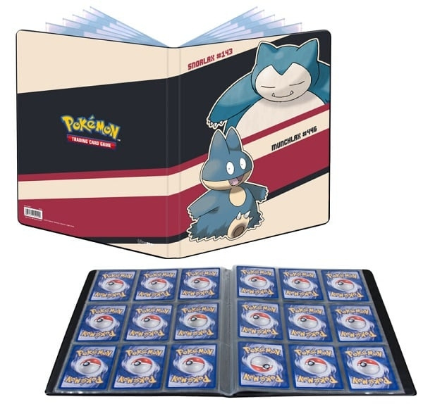 Pokémon Portfolio 9-P - Snorlax & Munchlax (ULT15950) i gruppen LEKSAKER, BARN- & BABYPRODUKTER / Leksaker / Övriga leksaker hos TP E-commerce Nordic AB (C82772)