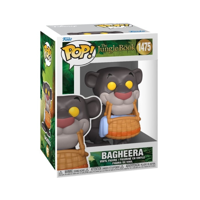 Funko Pop! - Vinyl Djungelboken - Bagheera med korg (80786) i gruppen LEKSAKER, BARN- & BABYPRODUKTER / Leksaker / Figurer & Miniatyrer hos TP E-commerce Nordic AB (C82780)