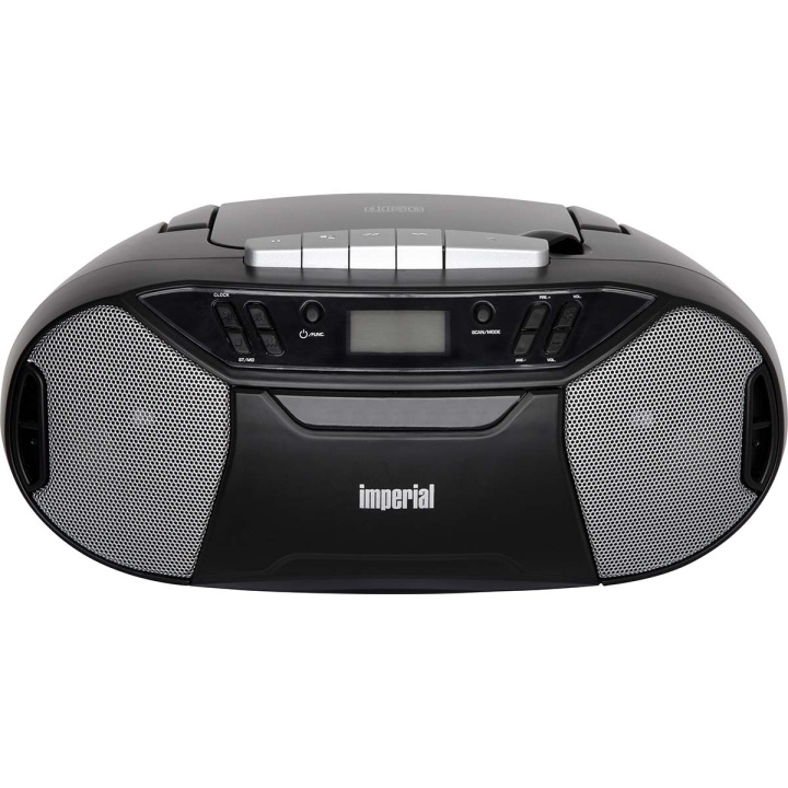 imperial PBB 1 Compacte portabel boombox med CD-spelare, kassettdäck och FM-radio i gruppen HEMELEKTRONIK / Ljud & Bild / Hemmabio, HiFi & Bärbart / Kompaktstereo & Skivspelare hos TP E-commerce Nordic AB (C82799)