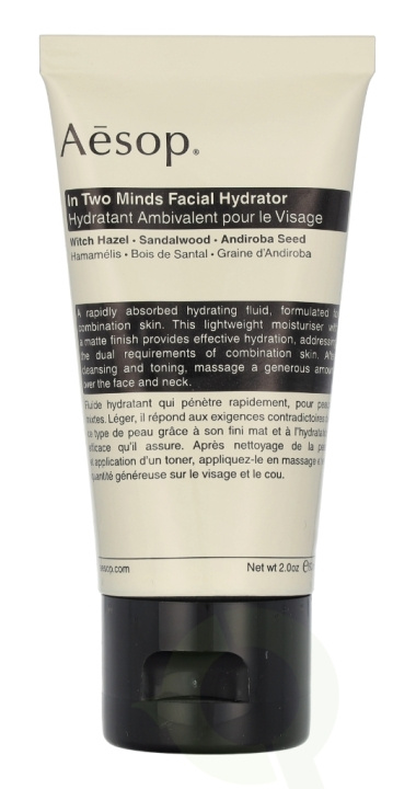 AESOP In Two Minds Facial Hydrator 60 ml i gruppen SKÖNHET & HÄLSA / Hudvård / Ansiktsvård / Ansiktskräm hos TP E-commerce Nordic AB (C82928)