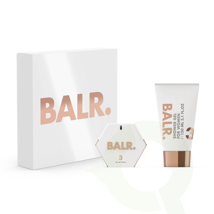 Balr. 3 FOR WOMEN Giftset 200 ml Edp Spray 50 ml/Shower Gel 150ml i gruppen SKÖNHET & HÄLSA / Presentkit / Presentkit För Henne hos TP E-commerce Nordic AB (C82937)