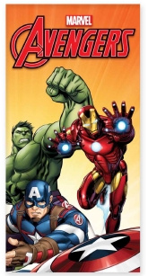 AVENGERS Handduk - 70x140 cm - AVENGERS (110049) i gruppen HEM, HUSHÅLL & TRÄDGÅRD / Badrum / Handdukar hos TP E-commerce Nordic AB (C83053)