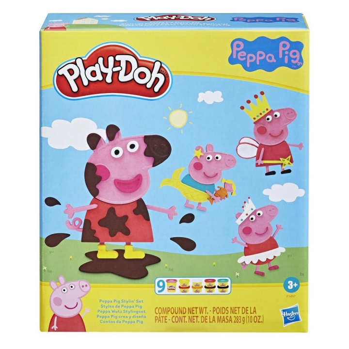 Play-Doh Peppa Pig lekset Stylin\' Set i gruppen LEKSAKER, BARN- & BABYPRODUKTER / Leksaker / Pyssel hos TP E-commerce Nordic AB (C83234)