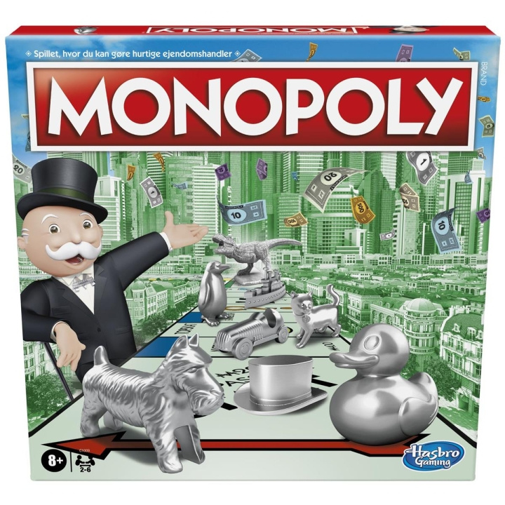 Hasbro Monopol Classic (DK) i gruppen LEKSAKER, BARN- & BABYPRODUKTER / Spel / Sällskapsspel hos TP E-commerce Nordic AB (C83238)