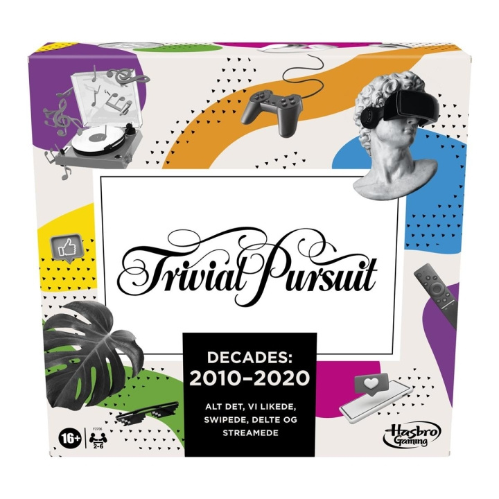 Hasbro Trivial Pursuit Decades: 2010-2020 (DK) i gruppen LEKSAKER, BARN- & BABYPRODUKTER / Leksaker / Sällskapsspel / Familjespel hos TP E-commerce Nordic AB (C83239)