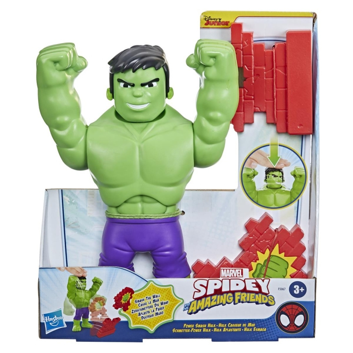 Spidey and his Amazing Friends Supersized 10 Inch Feature Figure Power Smash Hulk i gruppen LEKSAKER, BARN- & BABYPRODUKTER / Leksaker / Figurer & Miniatyrer hos TP E-commerce Nordic AB (C83254)