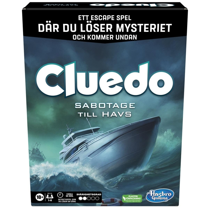 Hasbro Cluedo Escape Danger på S.S. Disaster (SE) i gruppen LEKSAKER, BARN- & BABYPRODUKTER / Leksaker / Sällskapsspel / Familjespel hos TP E-commerce Nordic AB (C83262)