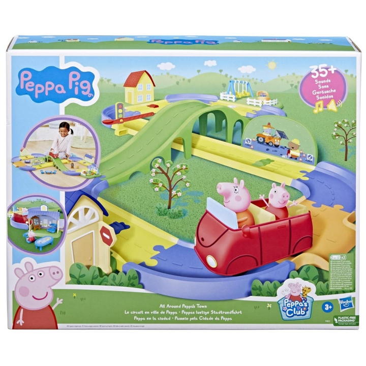 Hasbro Peppa Pig All Around Peppa\'s Town i gruppen LEKSAKER, BARN- & BABYPRODUKTER / Leksaker / Lekset hos TP E-commerce Nordic AB (C83268)