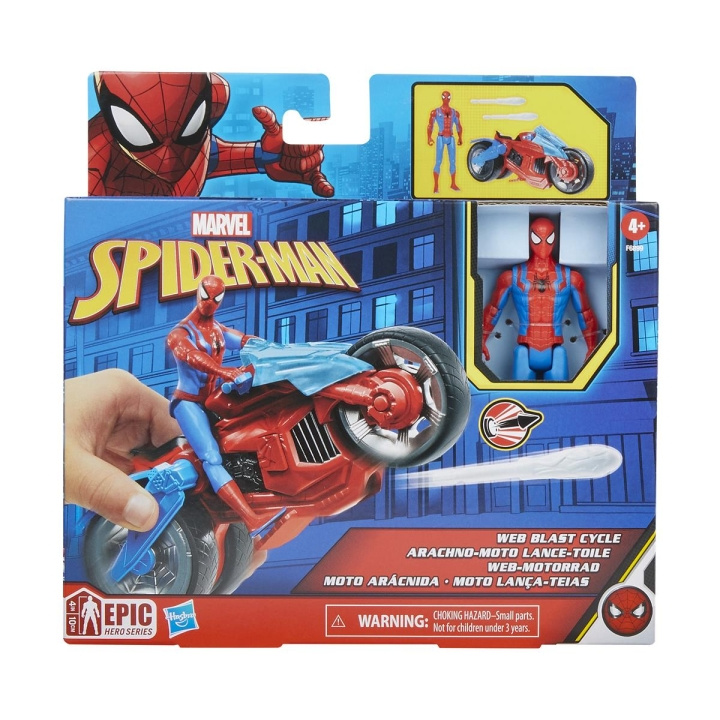 Spider-Man 4 tums fordon och figur i gruppen LEKSAKER, BARN- & BABYPRODUKTER / Leksaker / Figurer & Miniatyrer hos TP E-commerce Nordic AB (C83271)