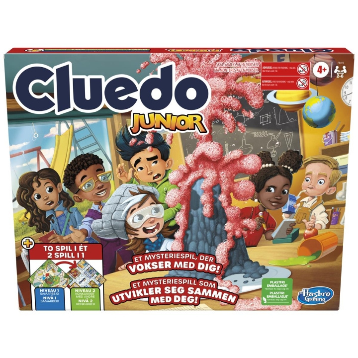 Hasbro Cluedo Junior 2 spel i 1 (DK/NO) i gruppen LEKSAKER, BARN- & BABYPRODUKTER / Spel / Sällskapsspel hos TP E-commerce Nordic AB (C83273)