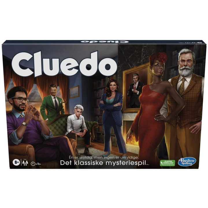 Hasbro Cluedo Classic (DK) i gruppen LEKSAKER, BARN- & BABYPRODUKTER / Leksaker / Sällskapsspel / Familjespel hos TP E-commerce Nordic AB (C83275)