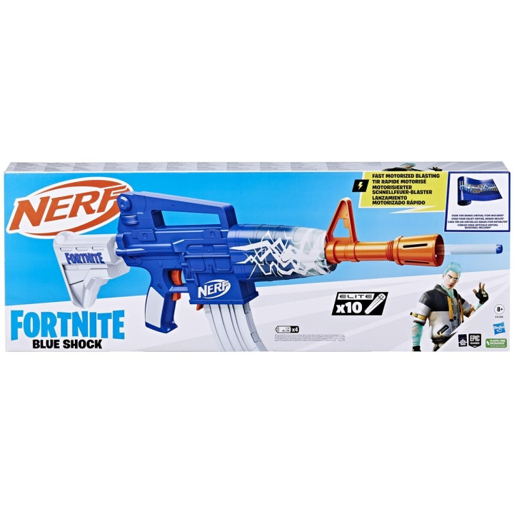 NERF Fortnite blå chock i gruppen LEKSAKER, BARN- & BABYPRODUKTER / Leksaker / Actionlek hos TP E-commerce Nordic AB (C83283)