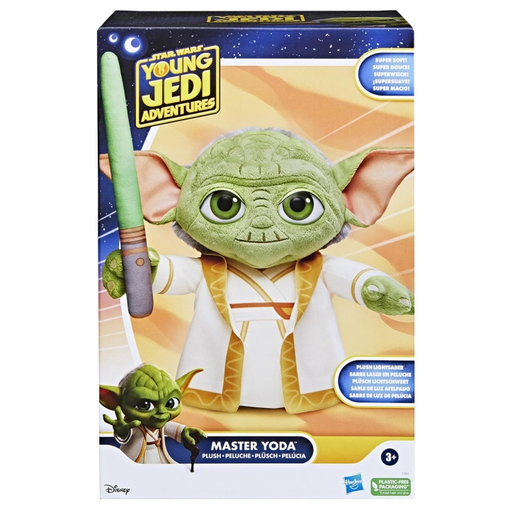 Star Wars Young Jedi Adventures Mäster Yoda plysch i gruppen LEKSAKER, BARN- & BABYPRODUKTER / Leksaker / Figurer, Miniatyrer & tillbehör hos TP E-commerce Nordic AB (C83290)