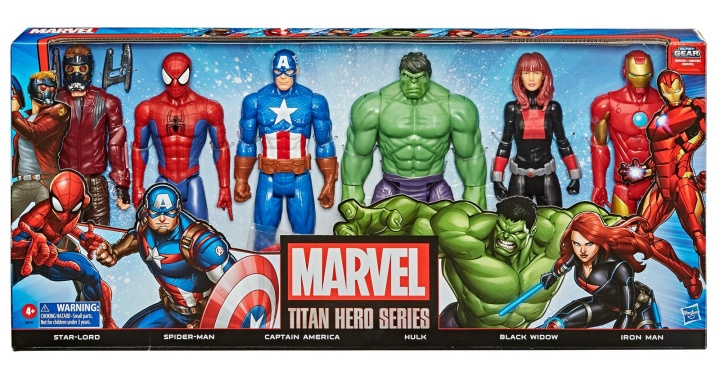 Avengers Titan Hero Collection 6-pack i gruppen LEKSAKER, BARN- & BABYPRODUKTER / Leksaker / Figurer & Miniatyrer hos TP E-commerce Nordic AB (C83303)