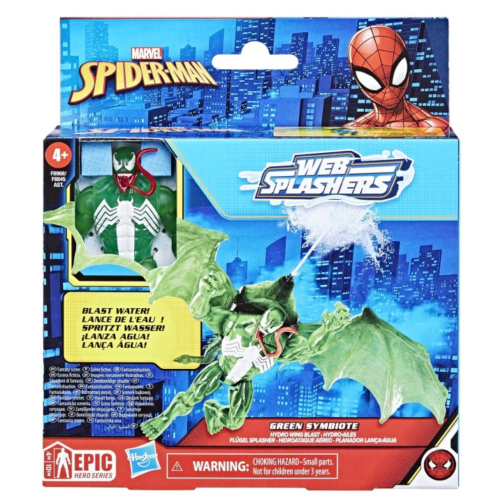 Spider-Man Web Splashers Figur & Fordon Green Symbiote i gruppen LEKSAKER, BARN- & BABYPRODUKTER / Leksaker / Figurer & Miniatyrer hos TP E-commerce Nordic AB (C83312)