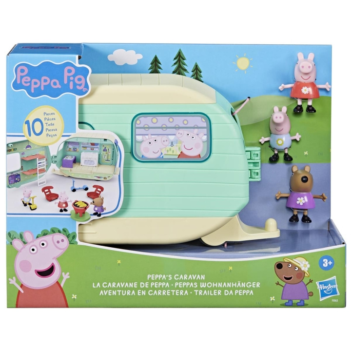 Hasbro Peppa Pig Peppas husvagn i gruppen LEKSAKER, BARN- & BABYPRODUKTER / Leksaker / Lekset hos TP E-commerce Nordic AB (C83327)