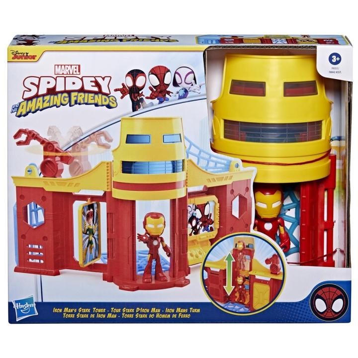 Spidey och hans fantastiska vänner - lekset Stark Tower i gruppen LEKSAKER, BARN- & BABYPRODUKTER / Leksaker / Övriga leksaker hos TP E-commerce Nordic AB (C83328)