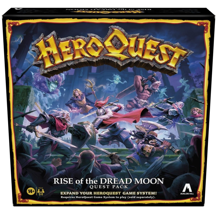 Hasbro HeroQuest Expansion Rise of the Dread Moon (EN) i gruppen LEKSAKER, BARN- & BABYPRODUKTER / Spel / Sällskapsspel hos TP E-commerce Nordic AB (C83332)