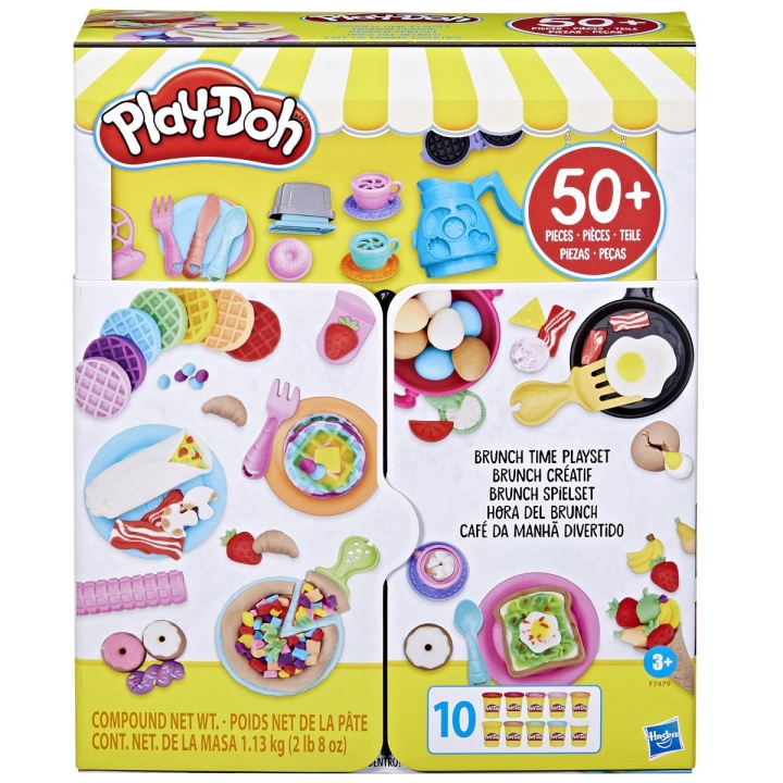 Play-Doh Kitchen Creations lekset Brunch Time i gruppen LEKSAKER, BARN- & BABYPRODUKTER / Leksaker / Pyssel hos TP E-commerce Nordic AB (C83343)