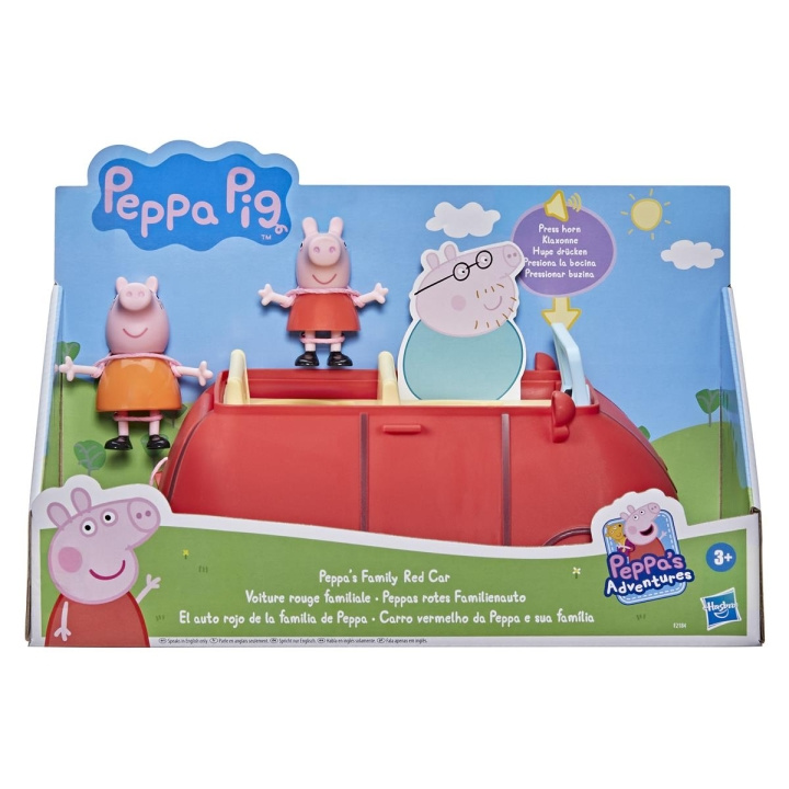 Hasbro Peppa Pig Peppas familj Röd bil i gruppen LEKSAKER, BARN- & BABYPRODUKTER / Leksaker / Övriga leksaker hos TP E-commerce Nordic AB (C83345)