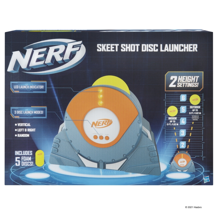 Nerf Elite Skeet Shot Disc Launcher i gruppen LEKSAKER, BARN- & BABYPRODUKTER / Leksaker / Actionlek hos TP E-commerce Nordic AB (C83350)