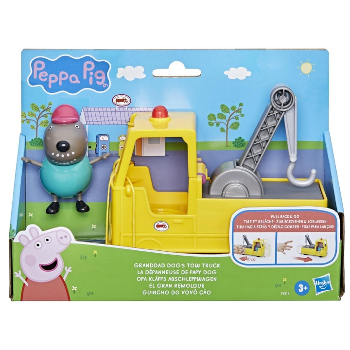 Hasbro Peppa Pig Morfar Hundar Bärgningsbil i gruppen LEKSAKER, BARN- & BABYPRODUKTER / Leksaker / Figurer, Miniatyrer & tillbehör hos TP E-commerce Nordic AB (C83370)