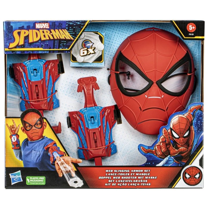 Spider-Man Web Slinging rustningsset i gruppen LEKSAKER, BARN- & BABYPRODUKTER / Leksaker / Övriga leksaker hos TP E-commerce Nordic AB (C83374)