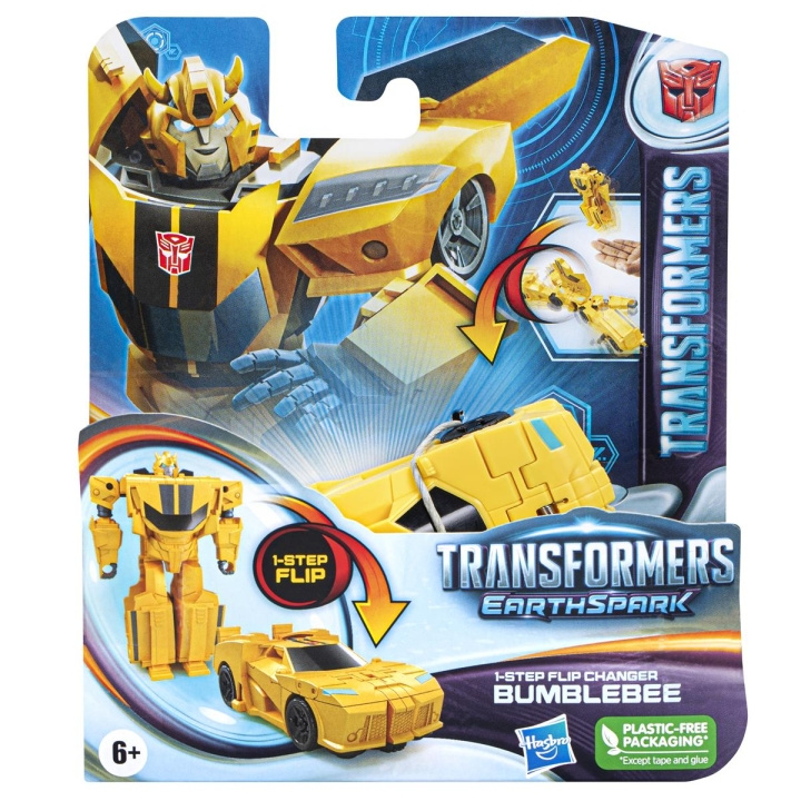 Transformers EarthSpark 1-Step Flip Bumblebee i gruppen LEKSAKER, BARN- & BABYPRODUKTER / Leksaker / Figurer, Miniatyrer & tillbehör hos TP E-commerce Nordic AB (C83392)