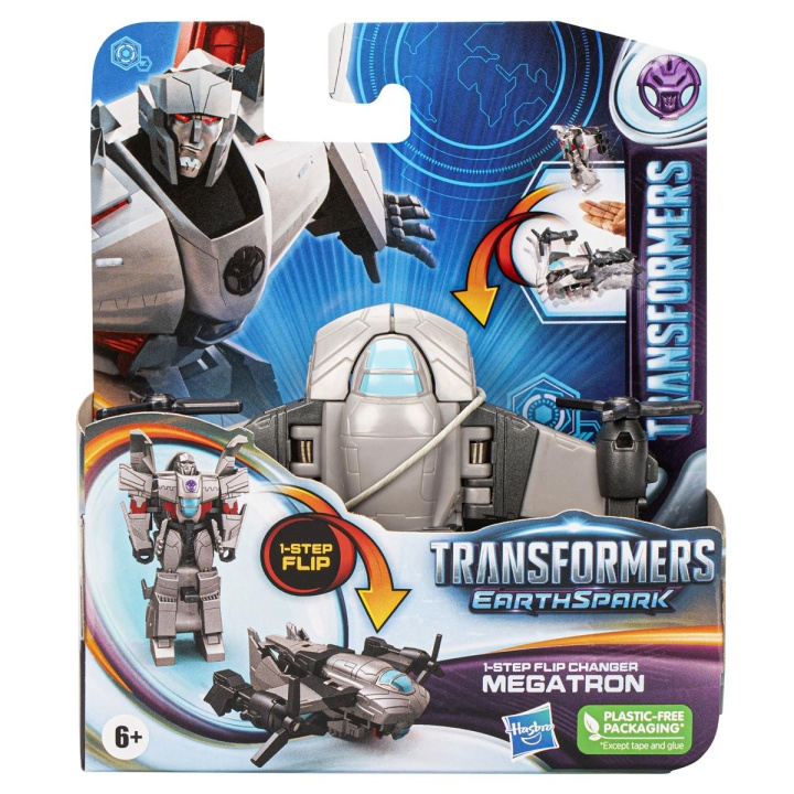 Transformers EarthSpark 1-Step Flip Megatron i gruppen LEKSAKER, BARN- & BABYPRODUKTER / Leksaker / Figurer, Miniatyrer & tillbehör hos TP E-commerce Nordic AB (C83393)