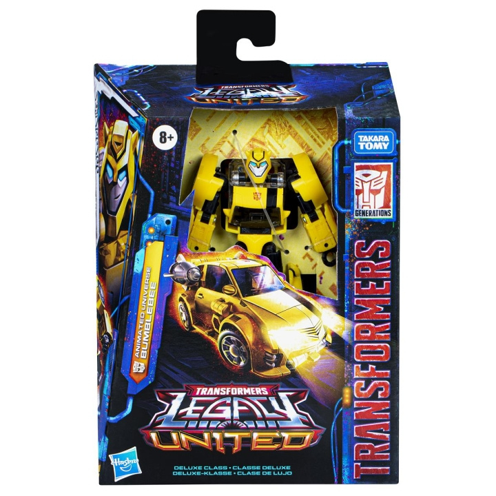 Transformers Generations Legacy United Deluxe Animerad Bumblebee i gruppen LEKSAKER, BARN- & BABYPRODUKTER / Leksaker / Figurer, Miniatyrer & tillbehör hos TP E-commerce Nordic AB (C83396)