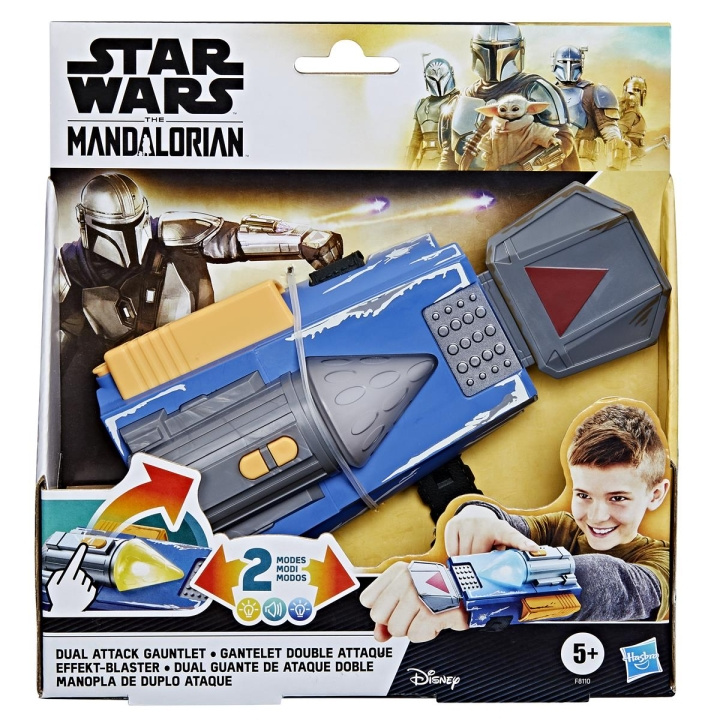 Star Wars The Mandalorian Handske med dubbla attacker i gruppen LEKSAKER, BARN- & BABYPRODUKTER / Leksaker / Actionlek hos TP E-commerce Nordic AB (C83441)