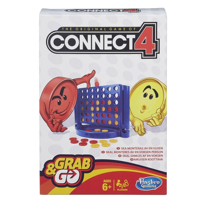 Hasbro Grab & Go Connect 4 i gruppen LEKSAKER, BARN- & BABYPRODUKTER / Spel / Sällskapsspel hos TP E-commerce Nordic AB (C83442)