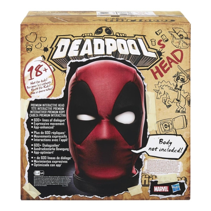 Marvel Legends Deadpool\'s Head Premium interaktivt huvud i gruppen LEKSAKER, BARN- & BABYPRODUKTER / Leksaker / Figurer, Miniatyrer & tillbehör hos TP E-commerce Nordic AB (C83449)