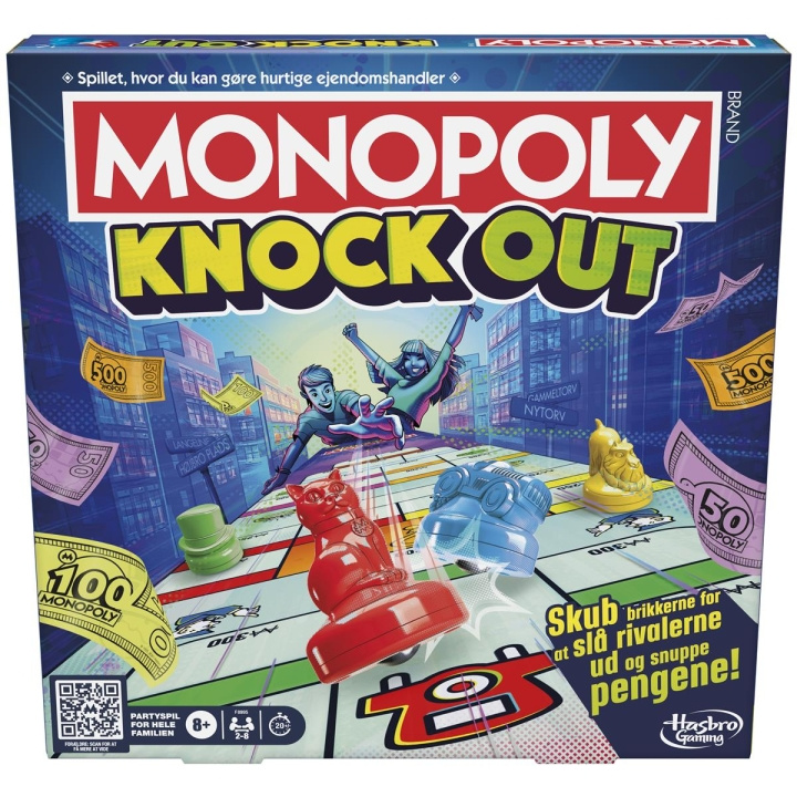 Hasbro Monopol Knockout (DK) i gruppen LEKSAKER, BARN- & BABYPRODUKTER / Spel / Sällskapsspel hos TP E-commerce Nordic AB (C83452)