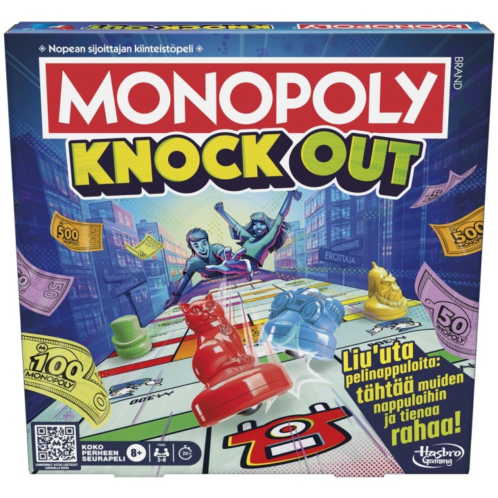 Hasbro Monopol Knockout (FI) i gruppen LEKSAKER, BARN- & BABYPRODUKTER / Leksaker / Sällskapsspel / Familjespel hos TP E-commerce Nordic AB (C83453)