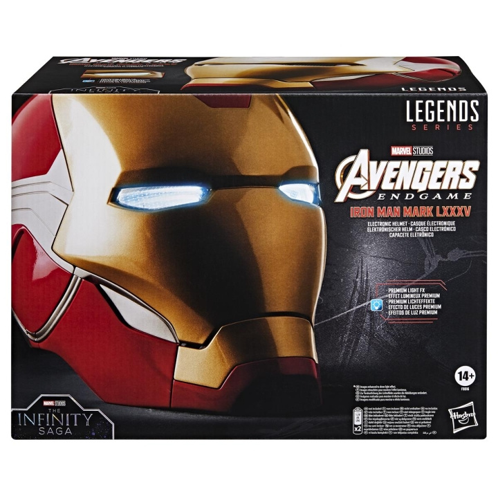 Marvel Legends Series Elektronisk hjälm - Iron Man i gruppen LEKSAKER, BARN- & BABYPRODUKTER / Leksaker / Maskeradkläder hos TP E-commerce Nordic AB (C83454)