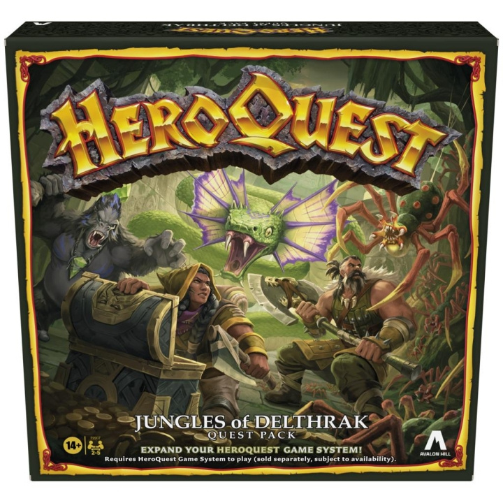 Hasbro HeroQuest Expansion Jungles of Delthrak (EN) i gruppen LEKSAKER, BARN- & BABYPRODUKTER / Spel / Sällskapsspel hos TP E-commerce Nordic AB (C83455)