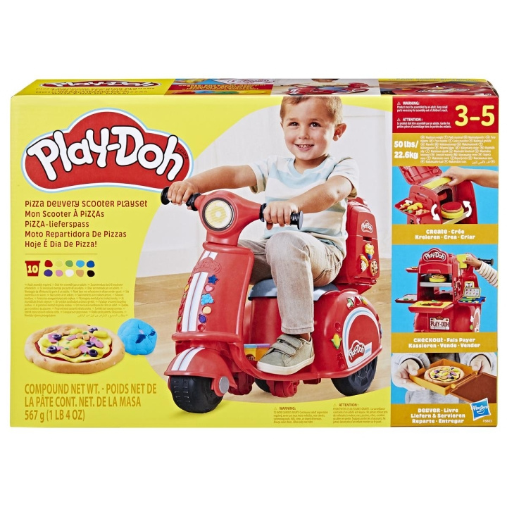 Play-Doh lekset Pizza Delivery Scooter i gruppen LEKSAKER, BARN- & BABYPRODUKTER / Leksaker / Pyssel hos TP E-commerce Nordic AB (C83478)