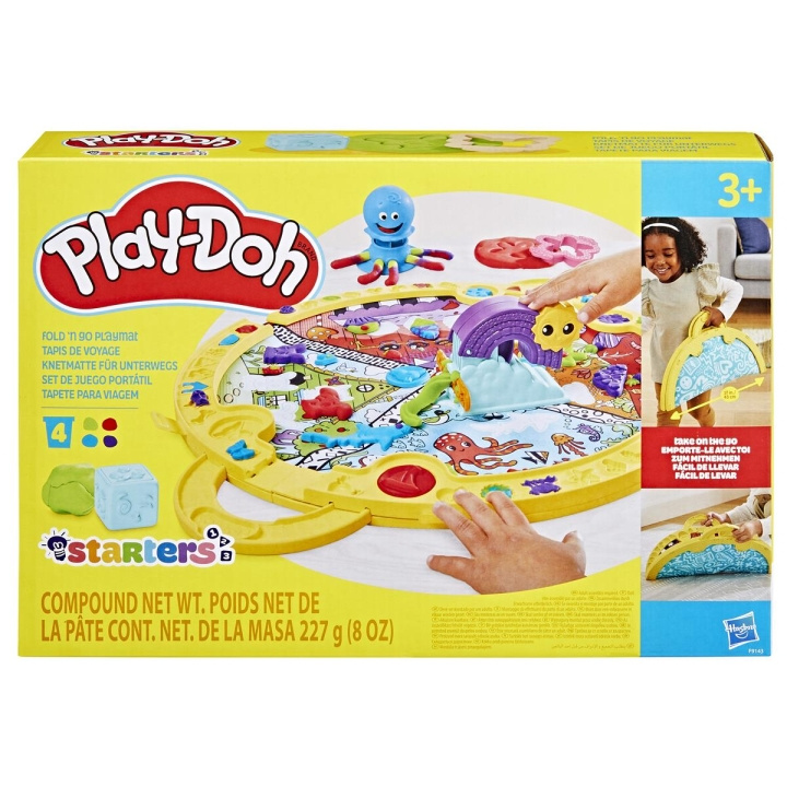 Play-Doh Starters lekset Fold and Go Lekmatta i gruppen LEKSAKER, BARN- & BABYPRODUKTER / Leksaker / Leklera, leksand och tillbehör hos TP E-commerce Nordic AB (C83479)