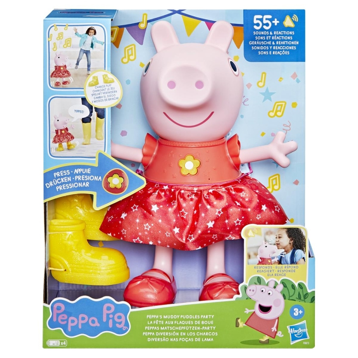 Peppa Pig Peppas Muddy Puddles Party i gruppen LEKSAKER, BARN- & BABYPRODUKTER / Leksaker / Elektronik & Media hos TP E-commerce Nordic AB (C83480)