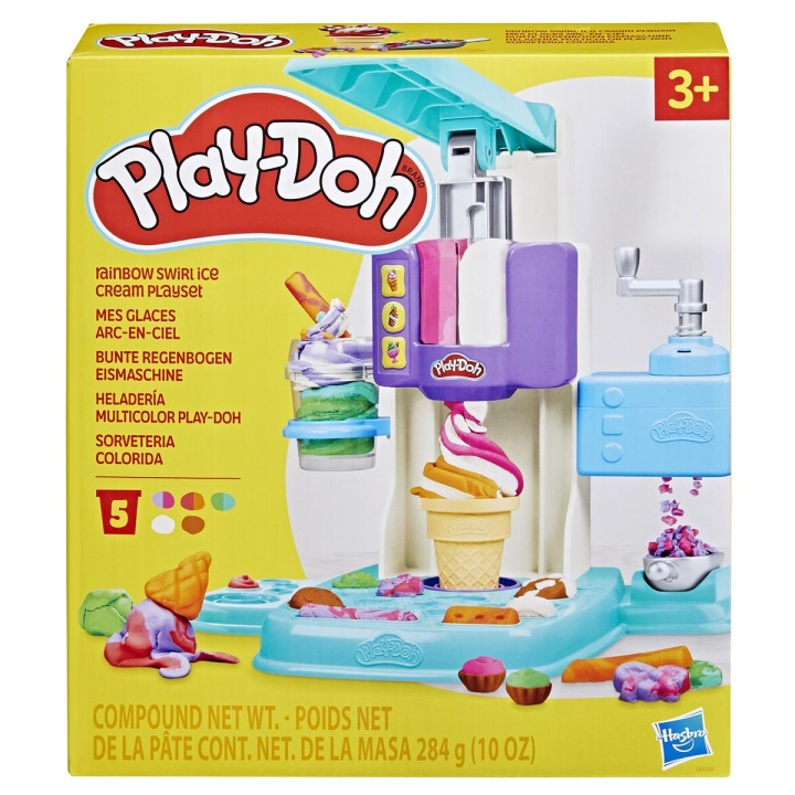 Play-Doh Kitchen Creations lekset Rainbow Swirl Glass Cream i gruppen LEKSAKER, BARN- & BABYPRODUKTER / Leksaker / Pyssel hos TP E-commerce Nordic AB (C83503)