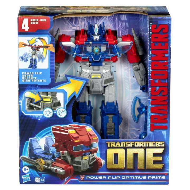 Transformers One Power Flip Optimus i gruppen LEKSAKER, BARN- & BABYPRODUKTER / Leksaker / Figurer, Miniatyrer & tillbehör hos TP E-commerce Nordic AB (C83506)