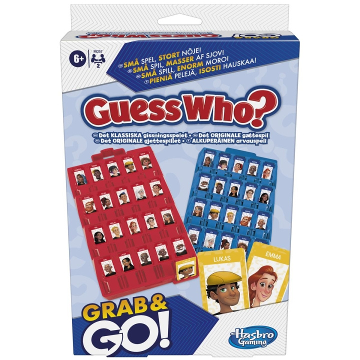 Hasbro Grab & Go Guess Who i gruppen LEKSAKER, BARN- & BABYPRODUKTER / Spel / Sällskapsspel hos TP E-commerce Nordic AB (C83534)