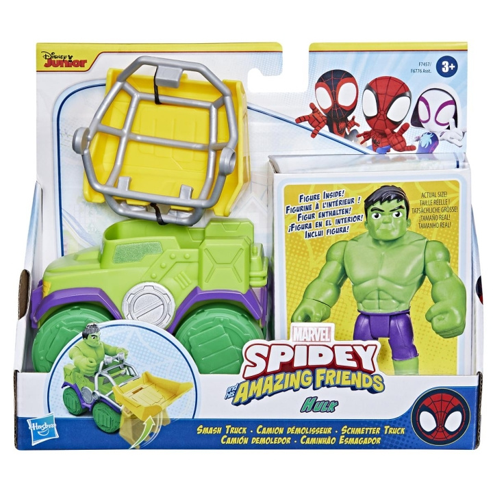 Spidey och hans fantastiska vänner Fordon & figur Hulk i gruppen LEKSAKER, BARN- & BABYPRODUKTER / Leksaker / Figurer & Miniatyrer hos TP E-commerce Nordic AB (C83548)