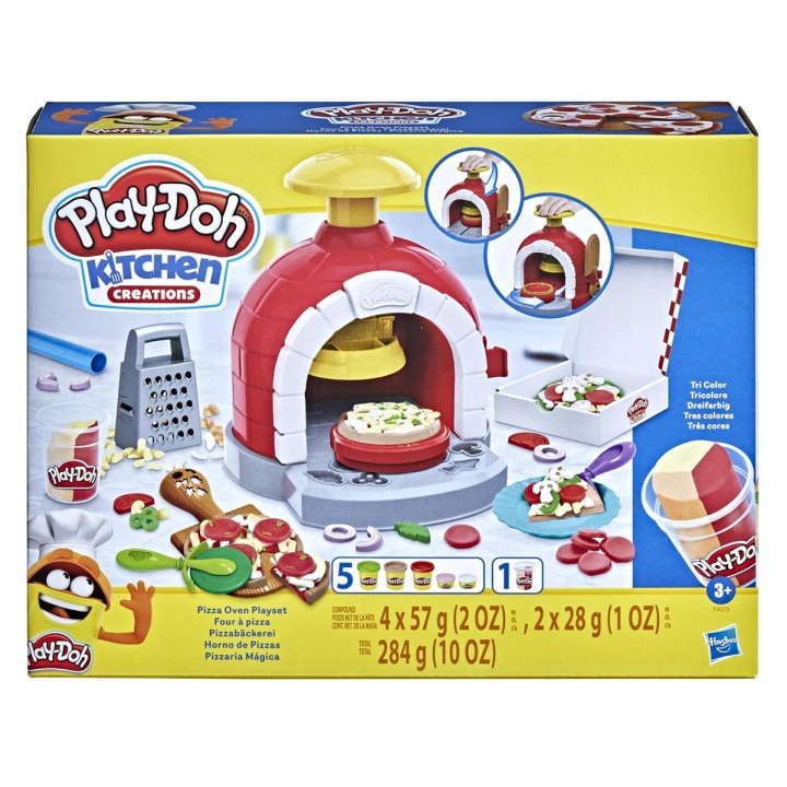 Play-Doh Kitchen Creations lekset Pizzaugn i gruppen LEKSAKER, BARN- & BABYPRODUKTER / Leksaker / Leklera, leksand och tillbehör hos TP E-commerce Nordic AB (C83549)