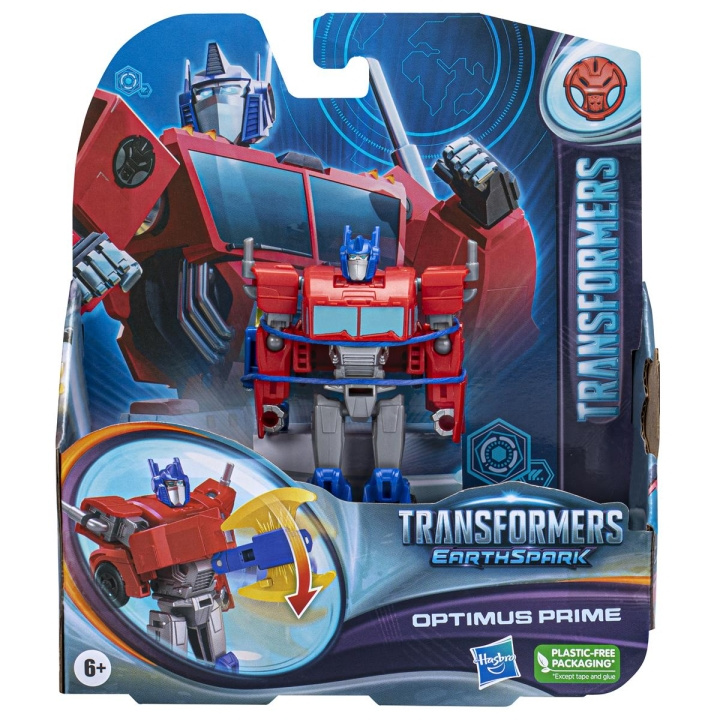 Transformers EarthSpark Warrior, Optimus Prime i gruppen LEKSAKER, BARN- & BABYPRODUKTER / Leksaker / Figurer, Miniatyrer & tillbehör hos TP E-commerce Nordic AB (C83562)